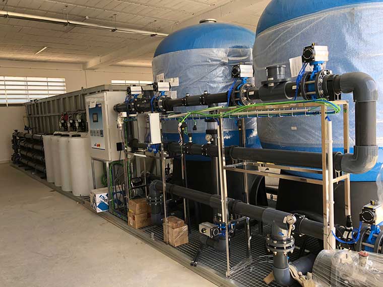 Abastecimiento y potabilización de aguas en el Santuario Virgen de la Cabeza