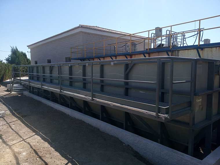 Tratamiento de aguas industriales en Edar Juncaril