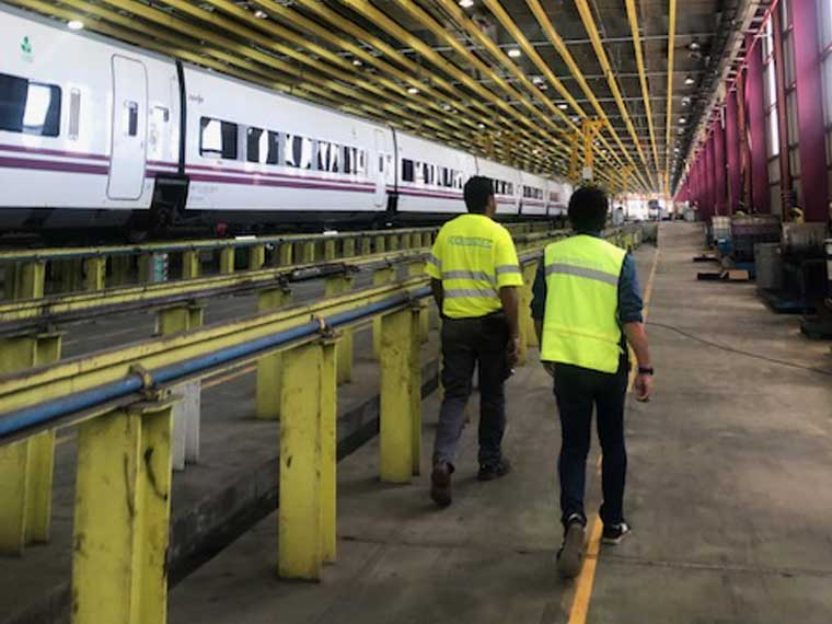 canalización tuberías para Renfe, por Hidrointec
