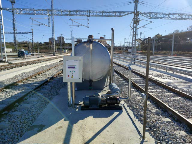 Depuración de aguas industriales para Renfe por Hidrointec