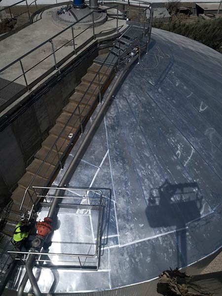 montaje de depósitos hidráulicos por Hidrointec